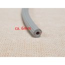 5 Meter Dichtungen Kederschnur Grau 6mm für Gewebe Gitter Fliegentüre K313