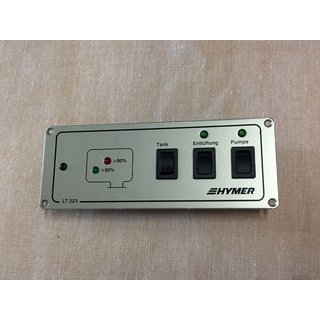 Schaudt Bedienpanel LT 223  mit Hymer Logo Bedienelement Kontrollpanel Panel K654