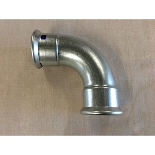 Geberit Mapress 81109 Fitting 90° Bogen 76,1mm Edelstahl Pressfitting L61