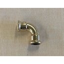 19 Stück Geberit Mapress 68104 Fitting 90° Bogen 22mm CuNiFe Pressfitting L71