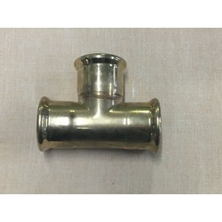 Geberit Mapress Fitting T-Stück 42mm CuNiFe Pressfitting Muffe L94