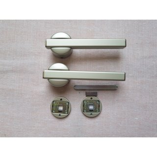 2x Griff Innengriff chrom gold Möbelgriff Türdrücker Türgriff Möbel Tür     L131