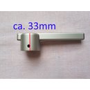2x Griff Innengriff chrom gold Möbelgriff Türdrücker Türgriff Möbel Tür     L131