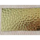 Meterware Hammerschlagblech gold Reparaturblech...