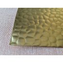 Meterware Hammerschlagblech gold Reparaturblech...
