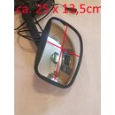 Iveco Außenspiegel ewölbt elektrisch verstellbar 25x13,5cm Spiegel Ersatz   L266