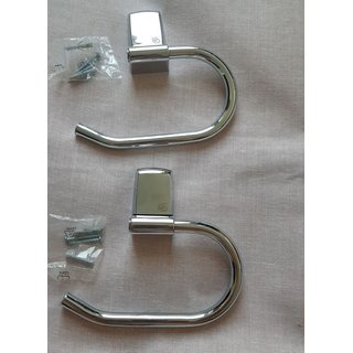 2 St. Hymer Toilettenpapierhalter Toiletten Rollenhalter Halterung chrom L295
