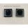 2 Stück Berker Kontrol Wippschalter schwarz glänzend Lichtschalter L628