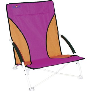 Belsol Strandstuhl Faltstuhl Stuhl Campingstuhl faltbar Pink/Orange 28321 N218