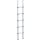 Aluleiter 5 Sprossen 150 cm Alkovenleiter Leiter Alu Dachleiter 82546 N813