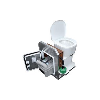 SOG Entlüftungssystem Typ 320S Saneo weiß Toilette Entlüftung Türvariante N801