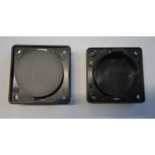 2 Stück Berker Blindverschlüsse Integro Flow/Classic anthrazit matt  E914