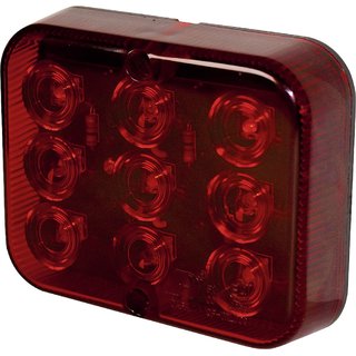 Ring LED Nebelschlussleuchte 12/24V rot Schlussleuchte Rückleuchte N823