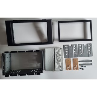 AIV 2-DIN Montage-Set Alpine Kenwood Clarion Pioneer Radioblende R175