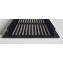 Häfele Lüftungsgitter Metallgitter Stegblech schwarz 50x10cm R213