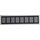 Häfele Lüftungsgitter Metallgitter Stegblech schwarz 50x10cm R213