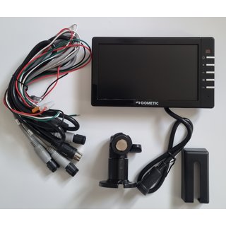 Monitor 7 Zoll AHD/CVBS Für Kameras, Mit Standfuß, 12/24V