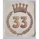 Logo Aufkleber chic c-line I "jubilee 33"...
