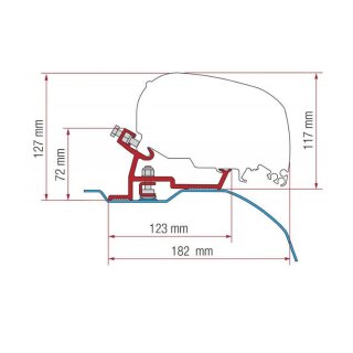 Adapterkit F80/F65 Fiat Ducato Citroen Jumper Peugeot Boxer H2 ab 2006 U526