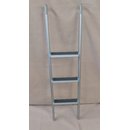 Alu-Leiter 4-stufig 126cm | Aluleiter, Heckleiter | Fahrradträger, Dachbox, Leiter Wohnmobil | Camping-Shop | Shop