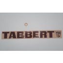 Logo Aufkleber Schriftzug „Tabbert“ mit Wappen Deko Emblem P672