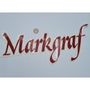 Logo Aufkleber Schriftzug „Markgraf“ Deko...