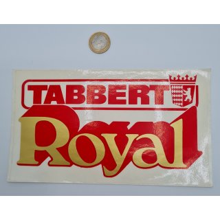 Logo Aufkleber Schriftzug „Tabbert Royal“ Deko Emblem P675