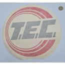 Logo Aufkleber Schriftzug „T.E.C.“ Deko...