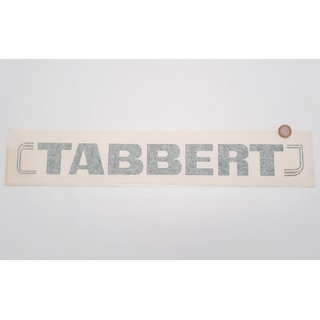 Tabbert Logo Aufkleber Schriftzug &bdquo;Tabbert&ldquo; Deko Emblem grün P706