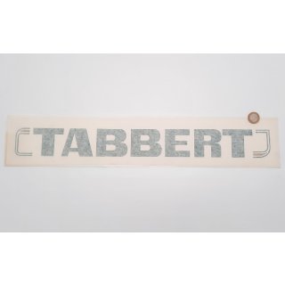 Tabbert Logo Aufkleber Schriftzug „Tabbert“ Deko Emblem grün P706